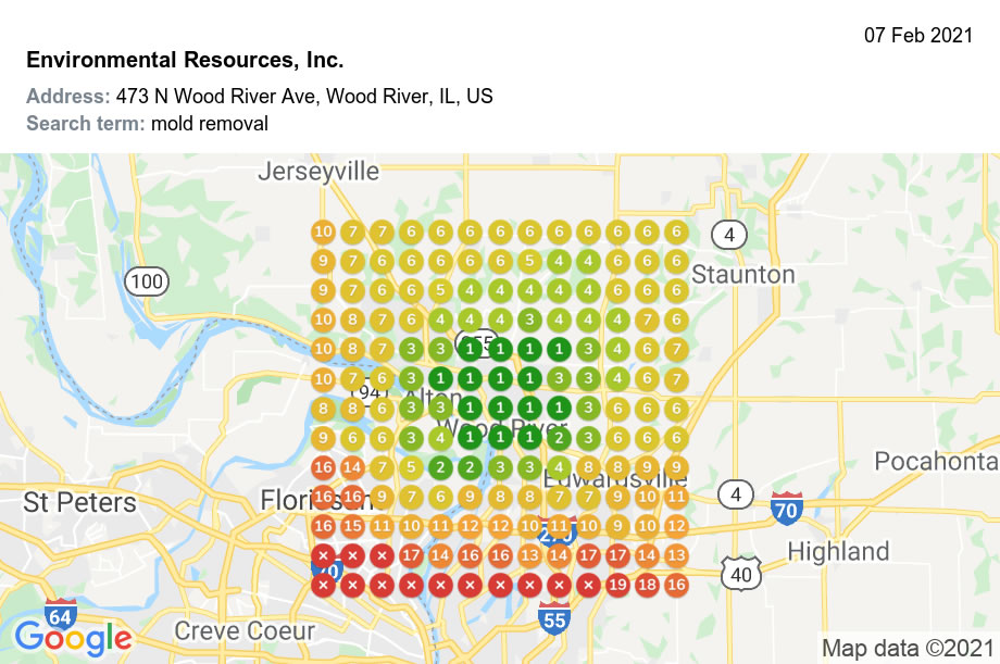 ERI Mold Removal GeoGrid Before